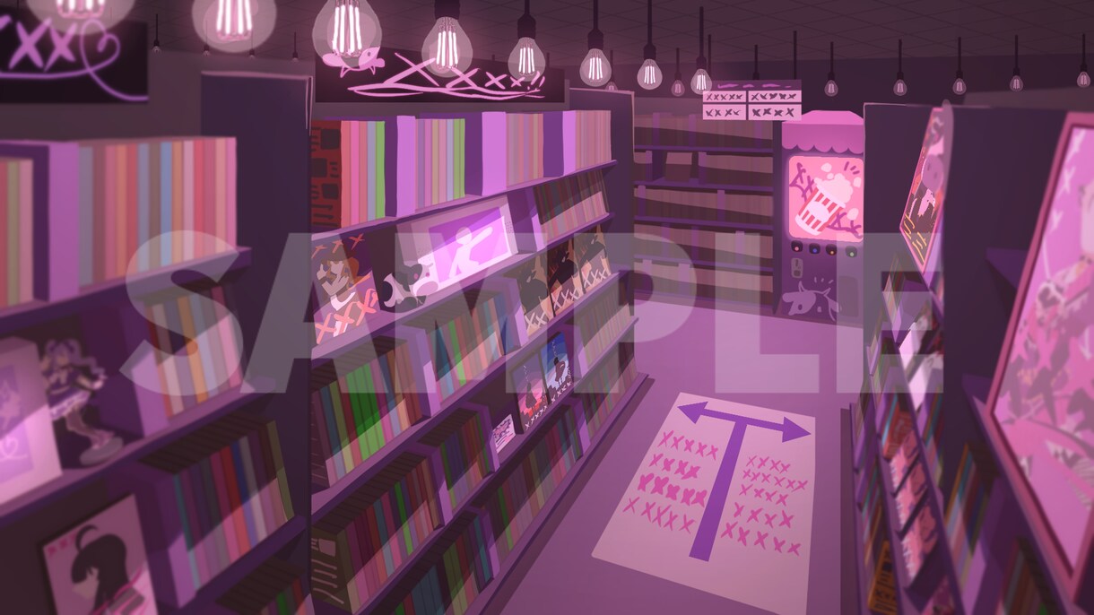 Vtuber様必見!背景お描きします 商業利用OK！配信や動画に使えるかわいい背景イラストです！！ イメージ3