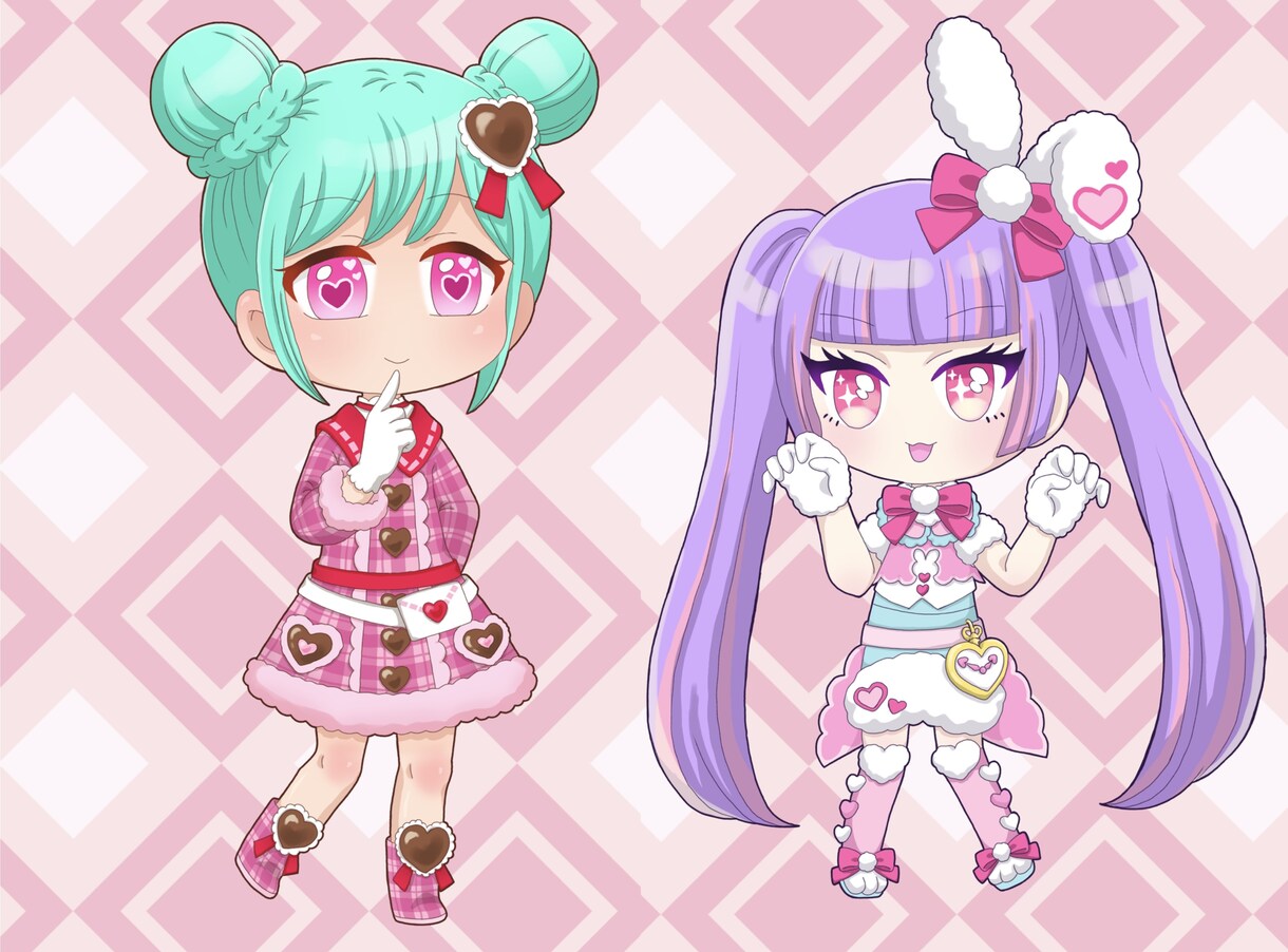 かわいいデフォルメイラストを描きます 迅速かつ丁寧な対応を心がけます！ イメージ2