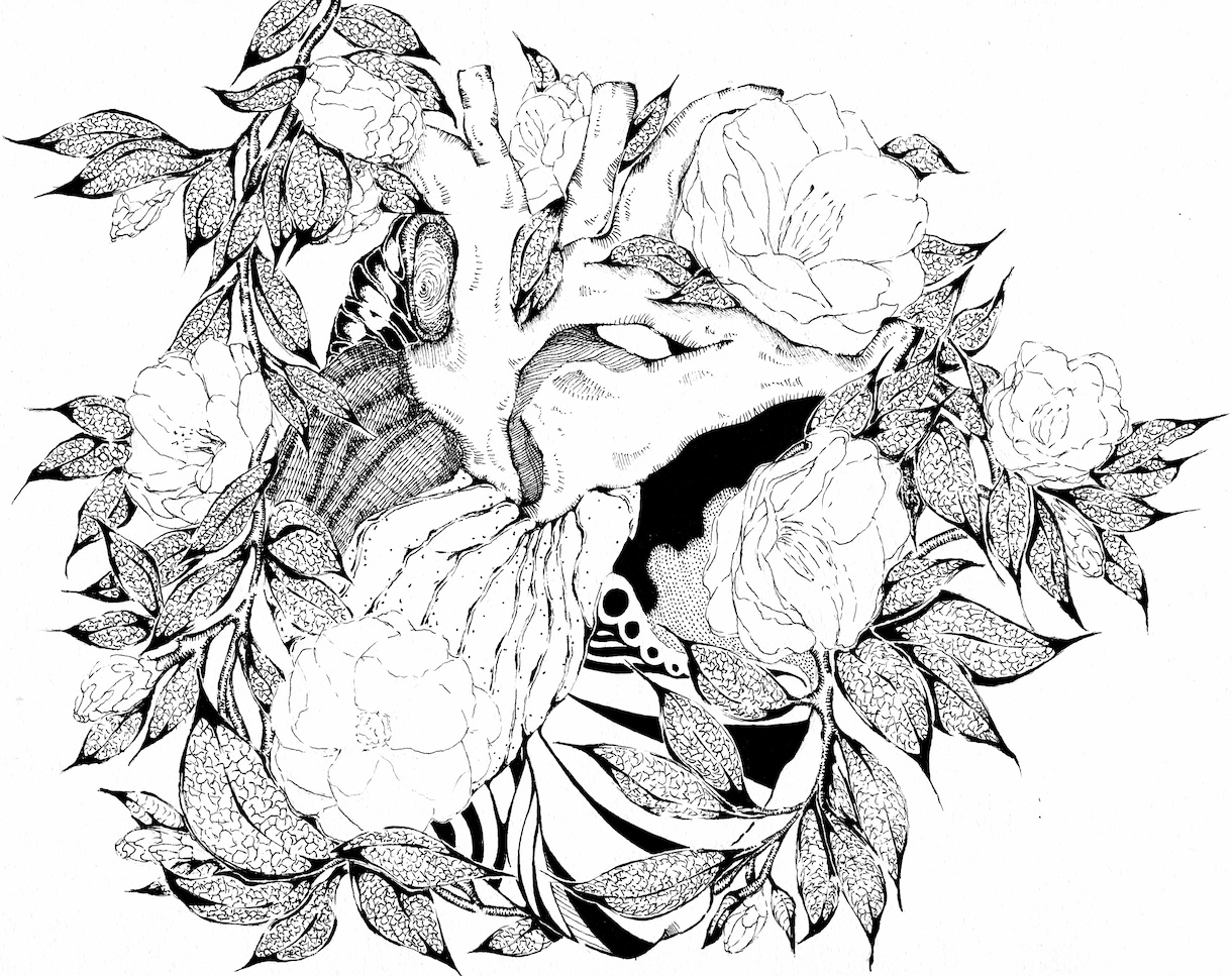 一度見たら忘れられない挿絵も使えるペン画を描きます ペン画で魅せる、ダークテイストなモノクロイラスト イメージ9