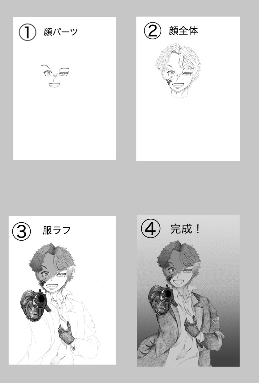 可愛いも悪もお任せ！素敵なイラスト作成します 可愛い系も悪役系もお任せください！アイコン・一枚絵描きます イメージ3