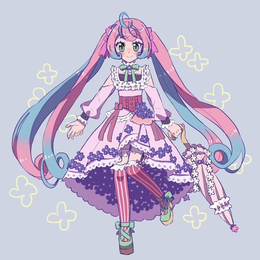 シンプルなイラスト描きます 可愛い物をぎゅぎゅっと詰め込みます イメージ1