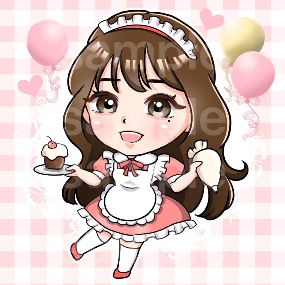 カッコ可愛くデフォルメ★あなたのミニキャラ描きます ★SNS等のアイコン・プレゼント・名刺にぴったりです！ イメージ1