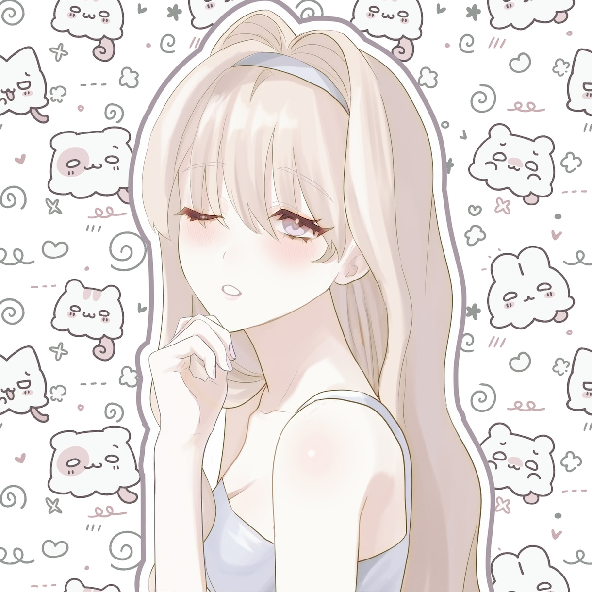 SNSアイコン・鑑賞イラスト・一枚絵お描きします あなただけのかわいいイラストをプレゼントします。 イメージ6