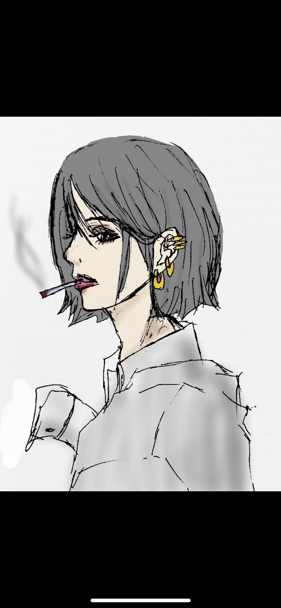 エモいイラスト描きます 私のリタッチが好みの方！模写も得意なのでぜひ！ イメージ5