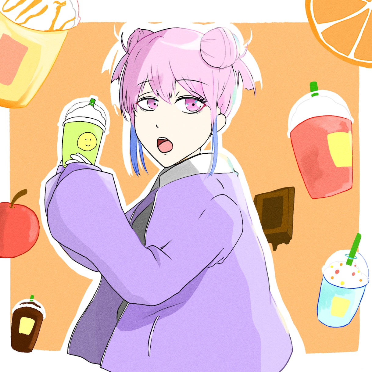 最短即日納品！SNSアイコン用のイラストを描きます 可愛らしいアイコンが欲しいあなたに！ イメージ4