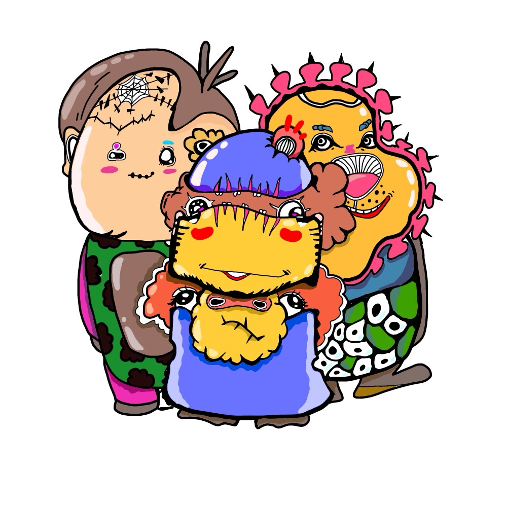 個性イラストデザイン描きます ⭐︎イラストandイラストの掛け算•足し算デザイン⭐︎ イメージ4