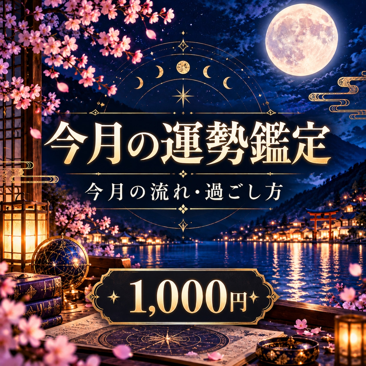 今月の運勢と過ごし方を詳しく鑑定します 今の巡りを知り、ひと月を自分らしく歩くための道しるべ イメージ1