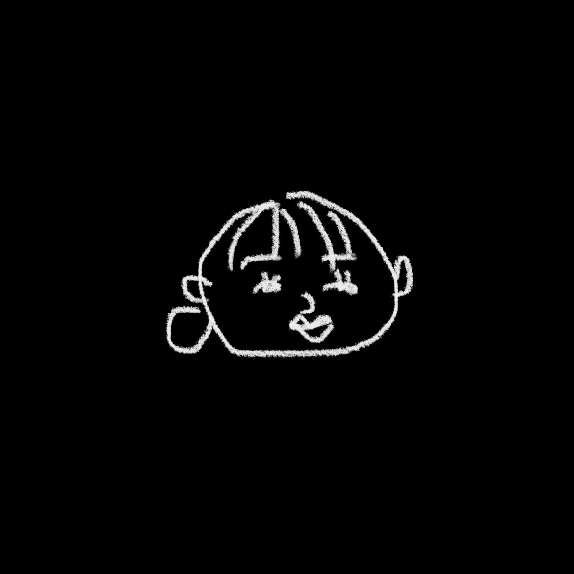指でかいてます シンプルでぬけてる、なんかいい似顔絵 イメージ3