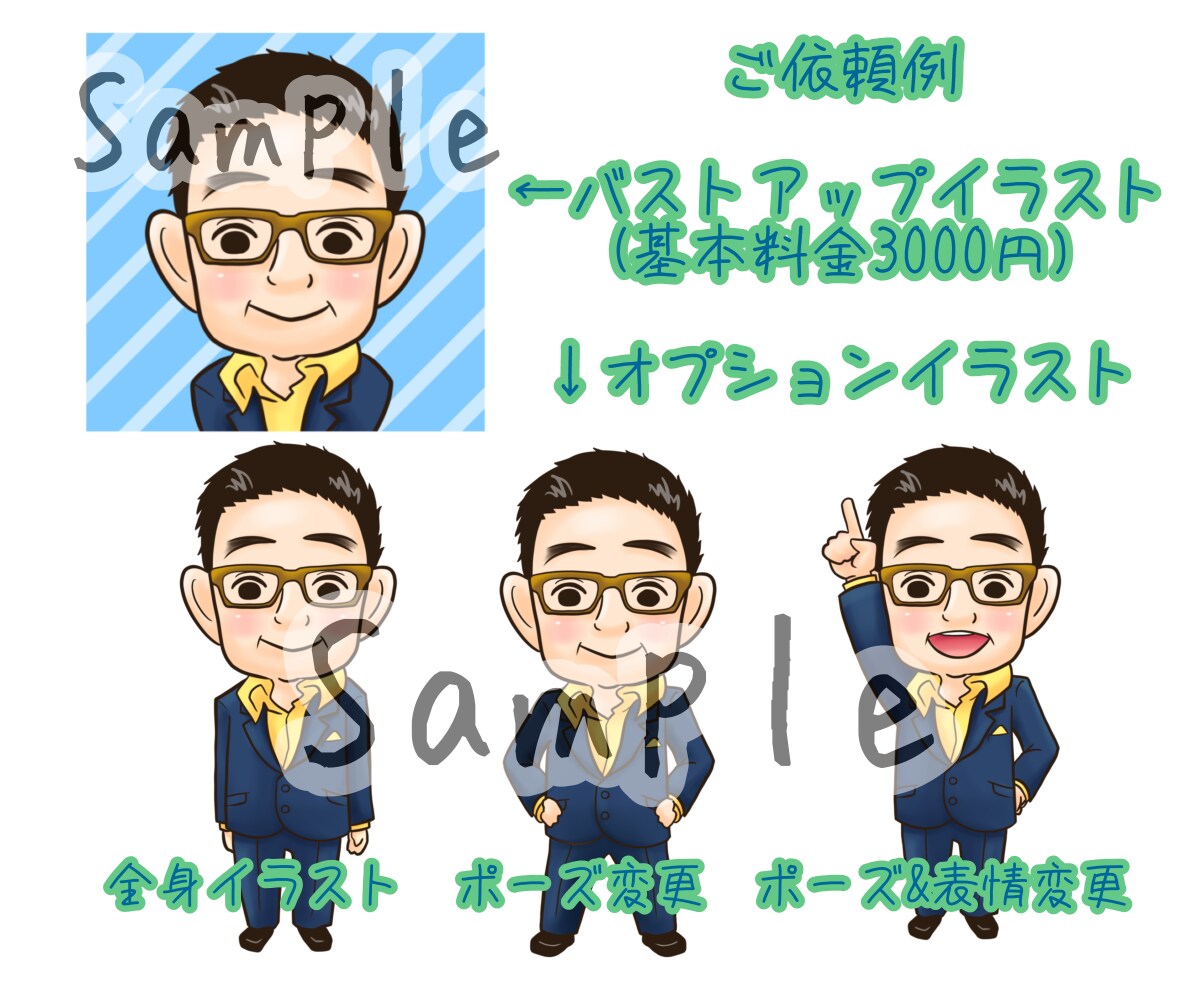 アニメ風からリアルまでご要望の似顔絵作成致します SNSアイコンやプレゼント、記念イラストに是非！ イメージ5
