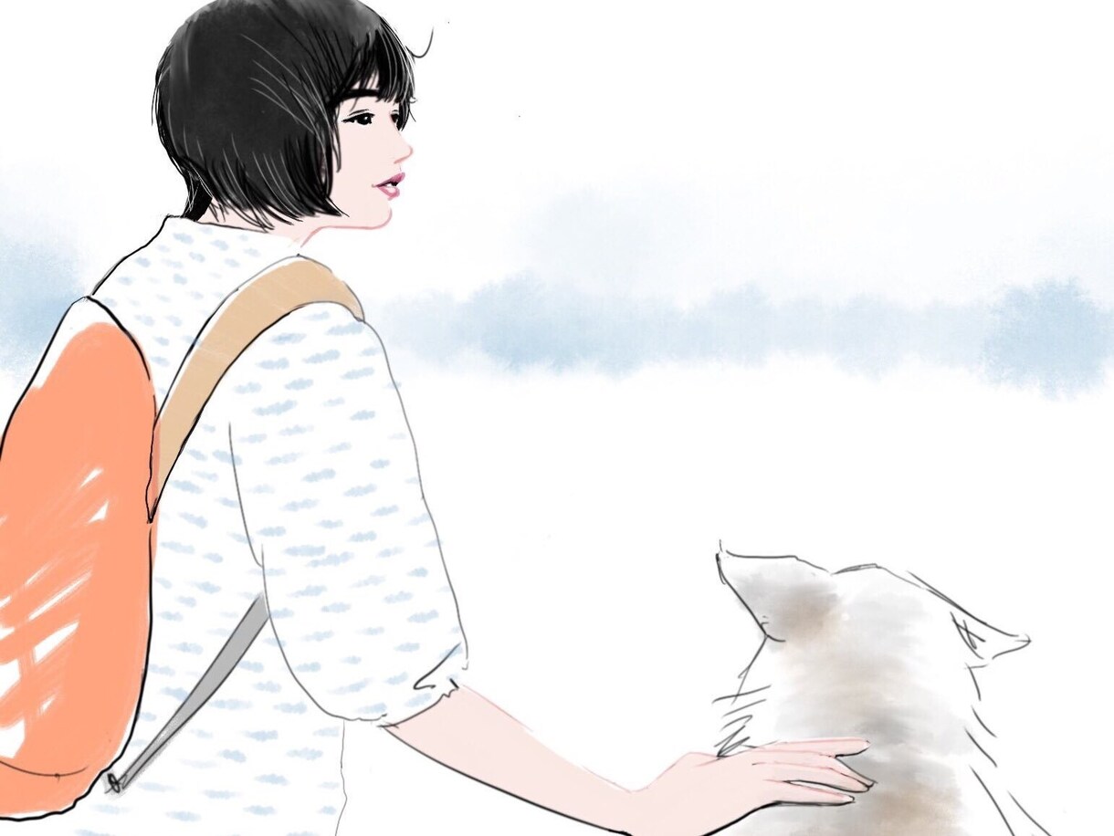 シンプルで温かみのある似顔絵やイラスト描きます 暖かみのある線画にシンプルな着色が特徴的です。 イメージ2