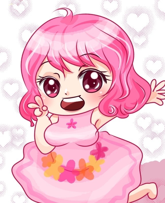SNS用映えるアイコン描きます はっきりした塗り方で目をひくミニキャラアイコンを作ります！ イメージ2