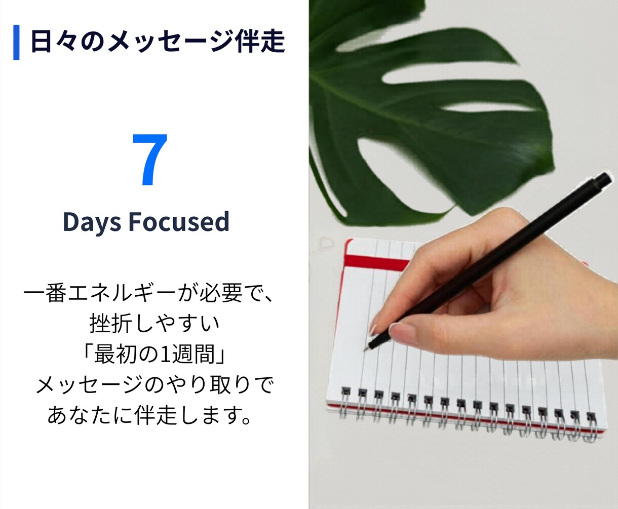 7日間！社会人向けに習慣化コーチングをします 60分のビデオ相談＋7日間のメッセージ伴走 イメージ5