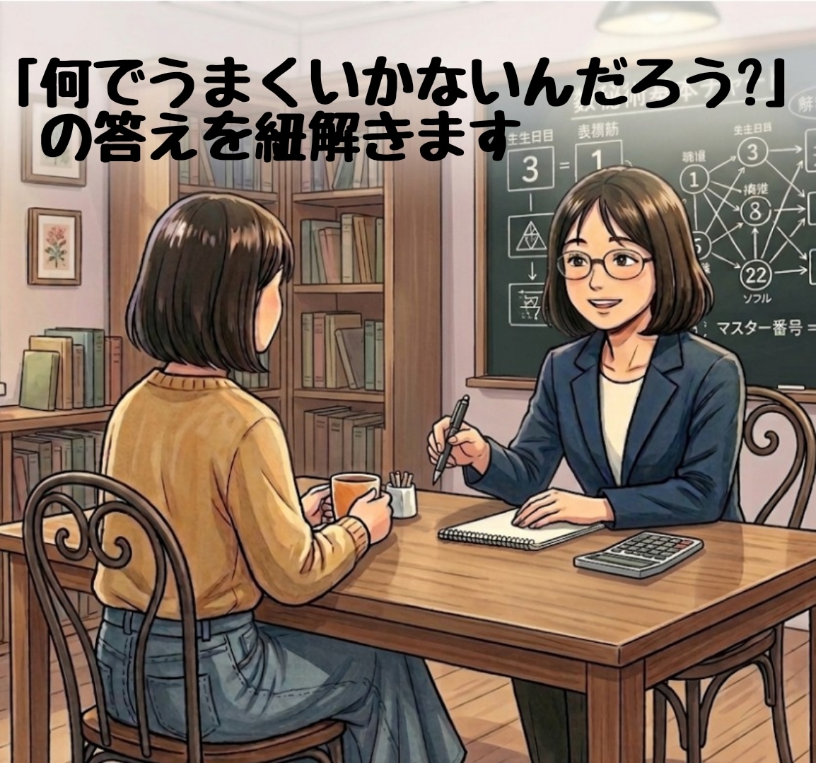 何で?の答えを数字から紐解きます 先着5名様限定 生年月日と名前から数秘術で何で?を整理します イメージ1