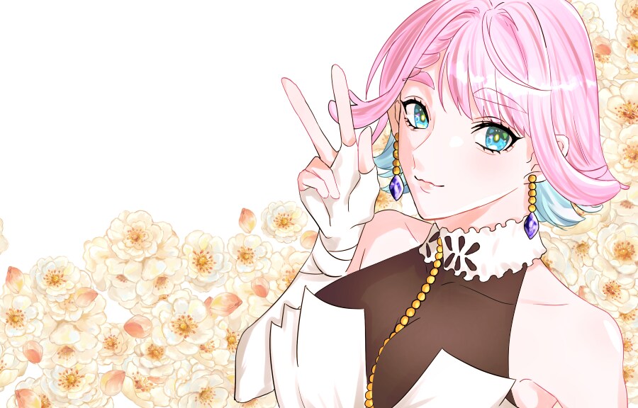 目を惹くVtuber様の立ち絵のイラスト承ります サムネイルやSNSアイコンに使用できるイラストを制作します イメージ2