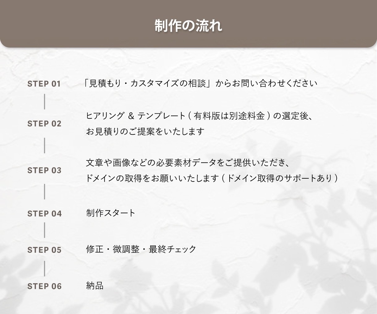 開業初期の味方！本格的なHPを低価格で実現します STUDIOのテンプレートをオシャレにカスタマイズ イメージ8