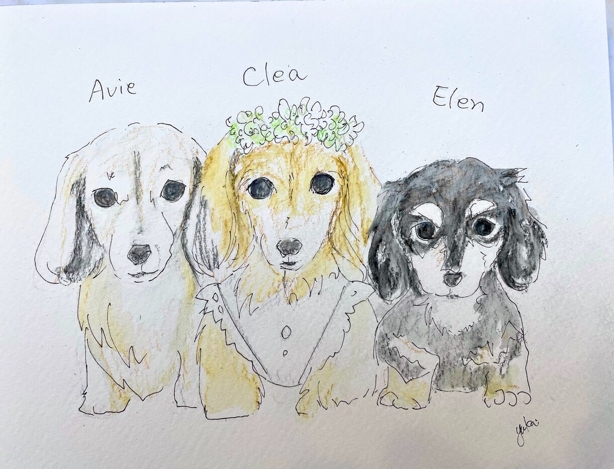 優しいタッチで動物イラストお描きします その人その子らしさを大切にお描きします。 イメージ5