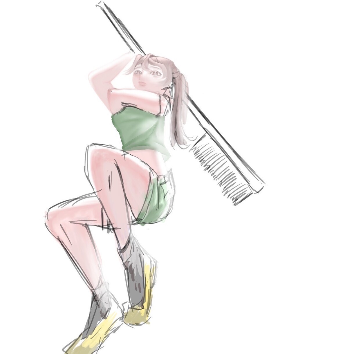 透明感があるイラストをえがいています 髪の毛の塗りにこだわっています イメージ1