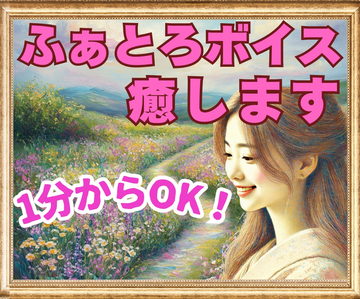 1分からOK！絶対に理解されない心の悩み♡聴きます ふわふわボイスに包まれて♡臨床心理士があなたを全力で癒します イメージ1