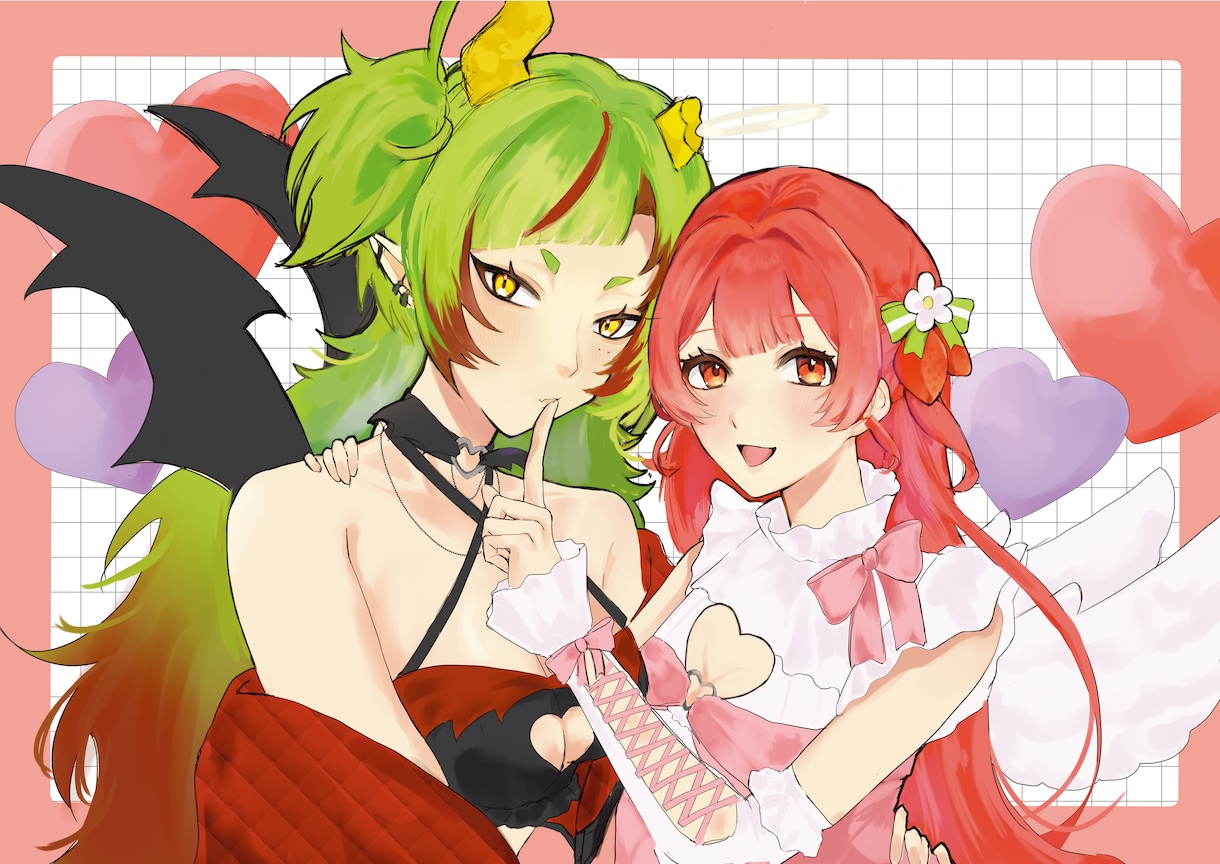 何でも可愛いイラスト作成致します アイコンイラスト、一枚絵、立ち絵などイラスト全般作成可能です イメージ6