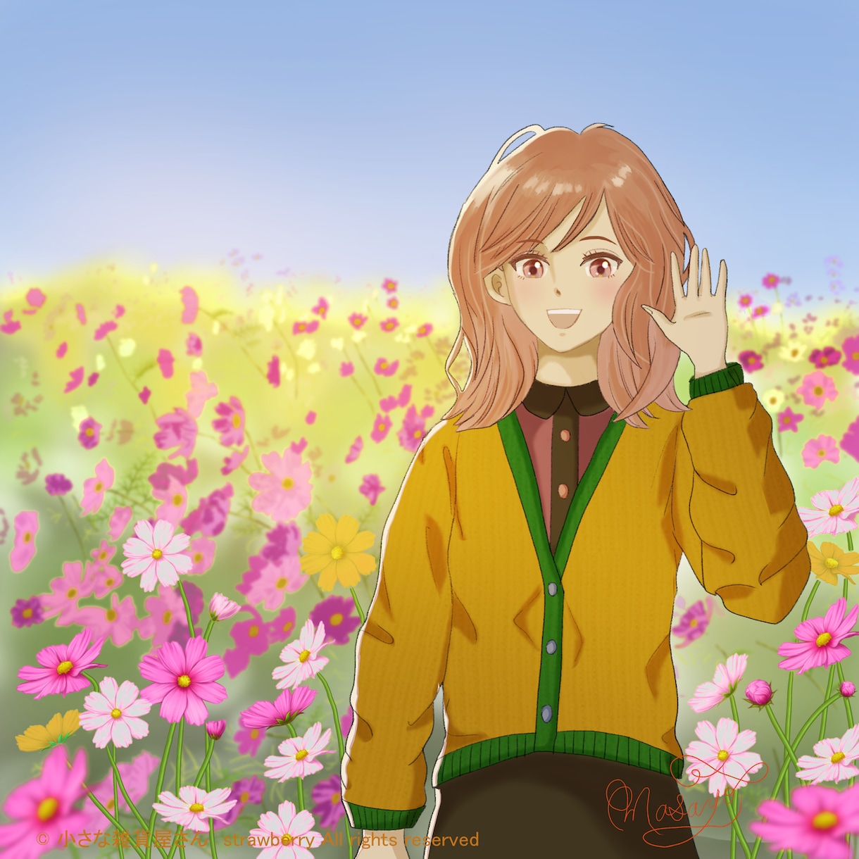 可愛い女の子・イケメンのイラスト描きます SNS用などにイラスト利用OK!その他利用もご希望伺います イメージ8