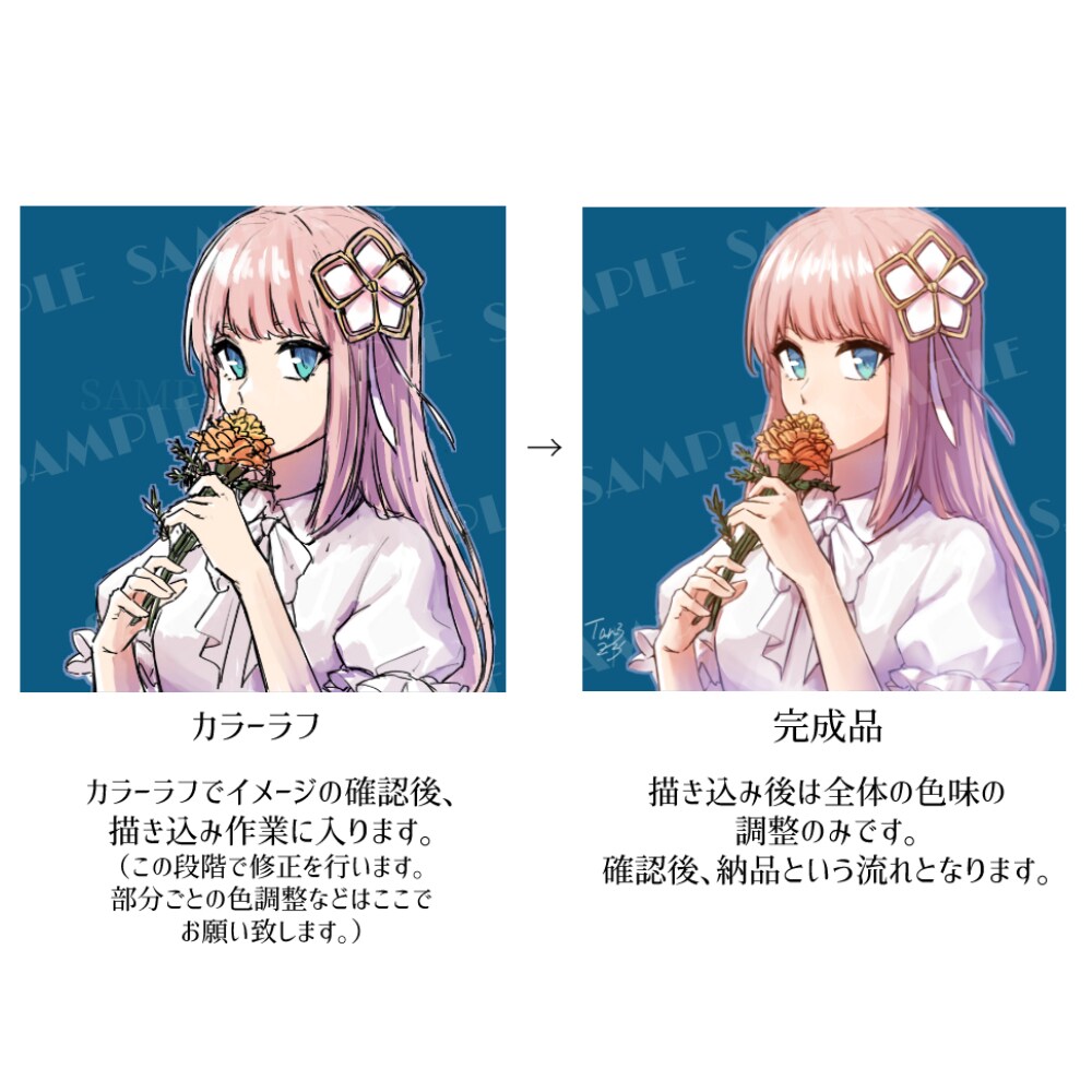 SNSアイコン描きます アイコン用に目を惹く正方形のイラストを制作いたします！ イメージ5