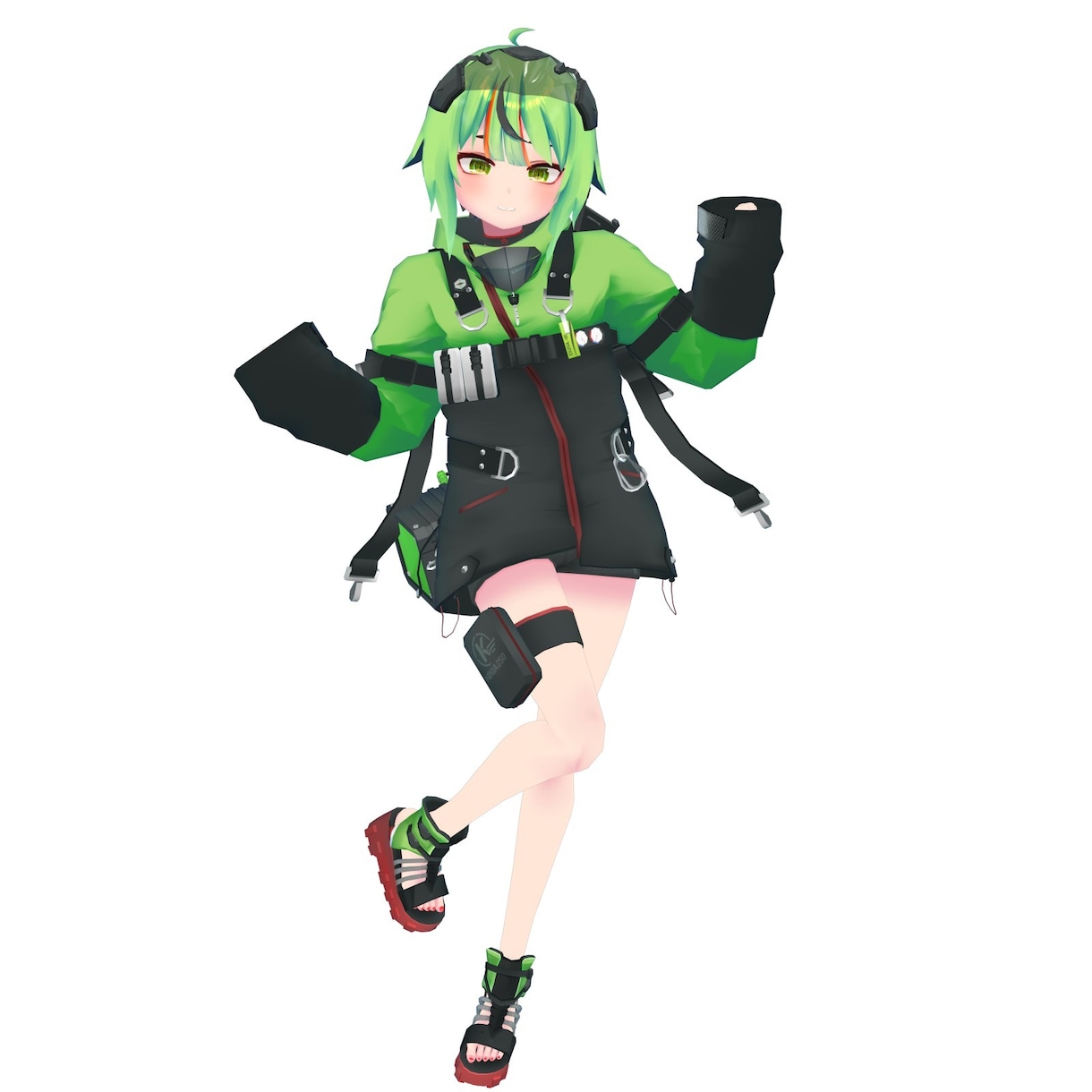 Vtuber向け3Dモデル制作請け負います こちらはエコノミープランになります イメージ8