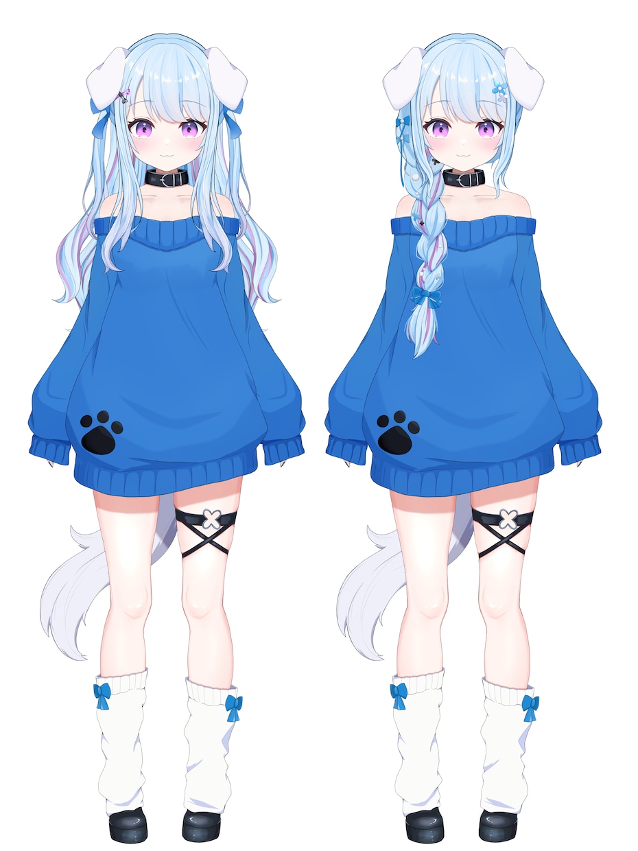 VTuber用イラストを制作します Liue2D用の分割済みイラスト作成！VTuber必見！ イメージ7