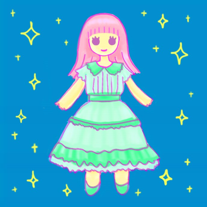 女の子のドレスのイラスト描きます お子さんやお友達へのプレゼント、結婚のお祝いにどうぞ♪ イメージ4