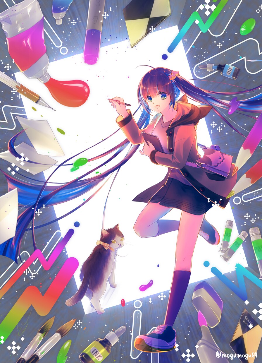 ヘッダーやサムネ用のキャラクターイラスト描きます 動画の挿絵・サムネイルや同人誌の表紙・挿絵にどうぞ！ イメージ4