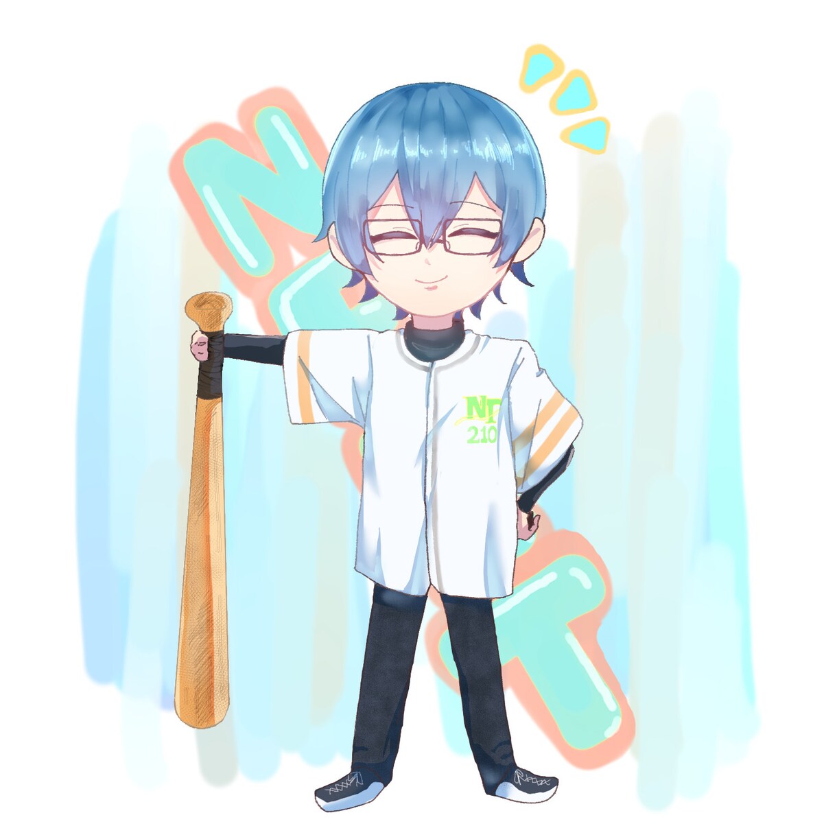 アイコン/サムネ/グッズ/立ち絵イラスト作成します 淡い厚塗り水彩のような雰囲気のイラストです イメージ3