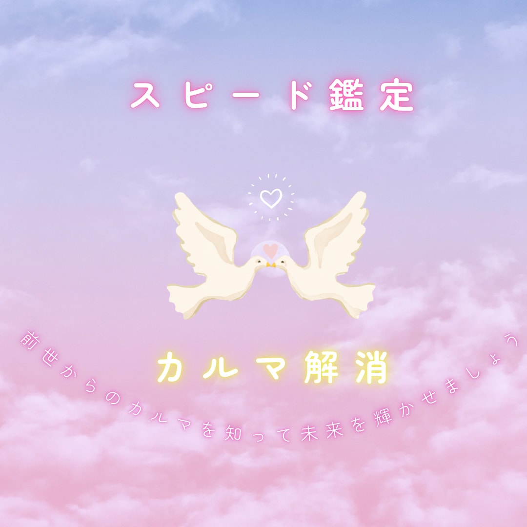 スピード鑑定*あなたのカルマをお伝えします 占いで、より幸せな未来へ導きます イメージ1
