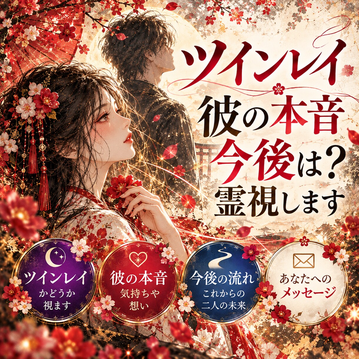 そのご縁の正体は？特別な二人の未来を読み解きます なぜこんなに忘れられないのか。惹かれるのに進まない理由とは。 イメージ1