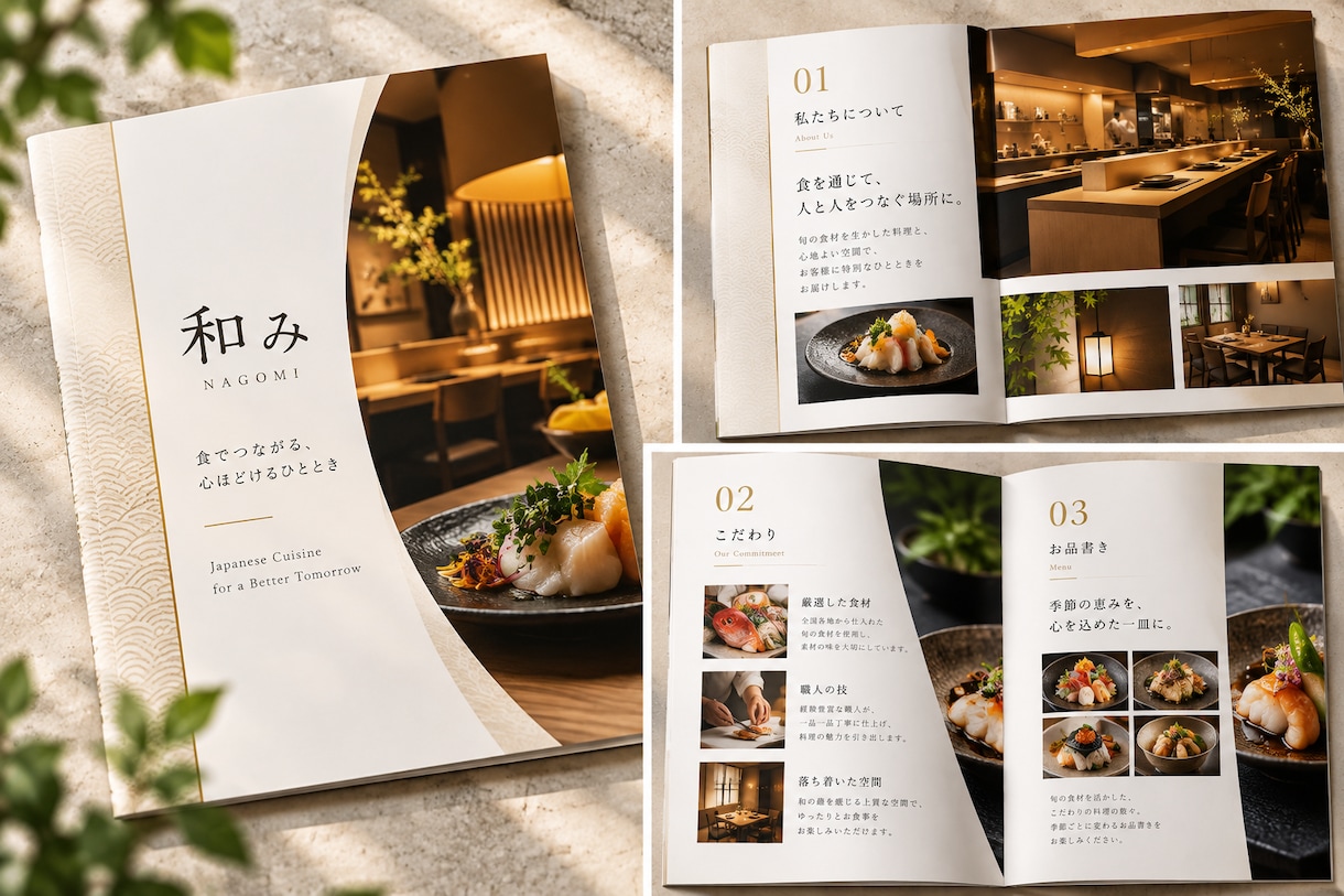 高級感のある会社案内・パンフレットを制作しますます どんな業種でも対応｜上品で見やすいデザインを低価格で イメージ3