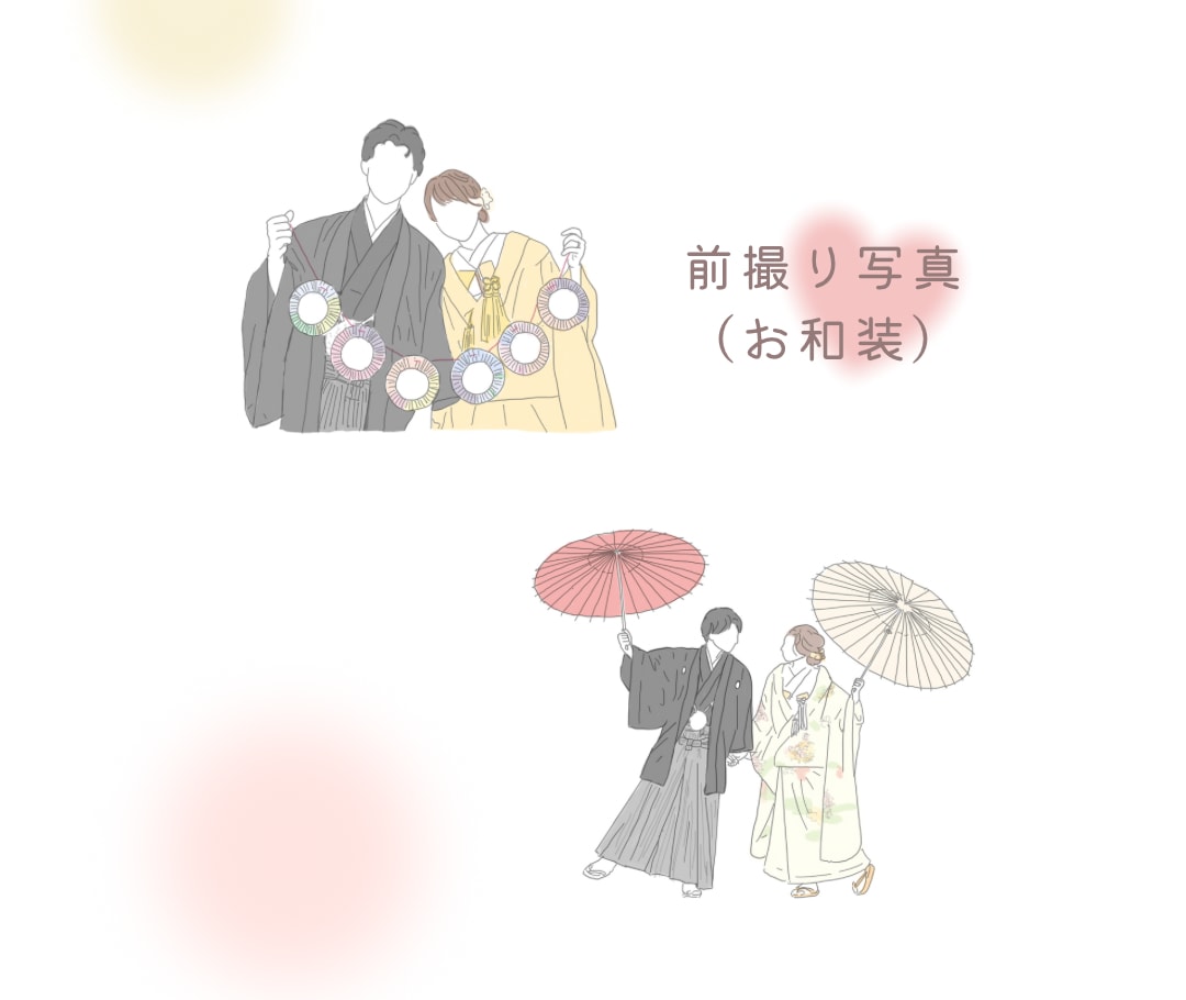思い出のお写真をイラストにします 結婚式や前撮りのお写真、ご家族写真などをイラストにします◎ イメージ2