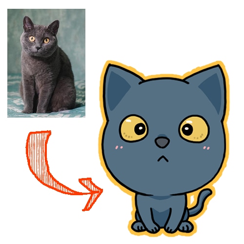 かわいい猫ちゃんのイラスト描きます 愛猫を可愛いキャラクターに変身！ イメージ2