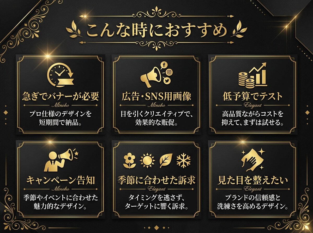 生成AI活用で店舗集客バナーをスピード制作します 24時間以内に初稿提出可。伝わる店舗集客バナーを制作 イメージ3