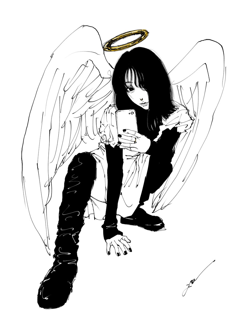 白黒のSNSアイコン制作いたします 線画のみのシンプルでミニマルアイコン！しかもお洒落◎ イメージ8