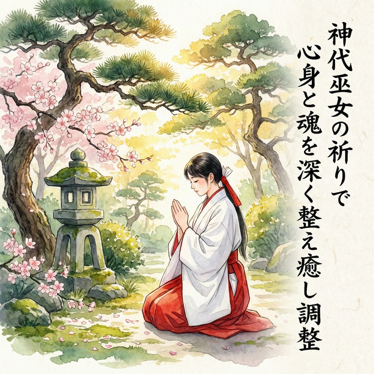 神代巫女の祈りで心身と魂を深く整え癒し調整します 祈りを通して乱れた心身と魂の巡りを静かに整えます イメージ1