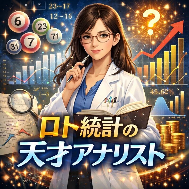 カスタムGPTでロト宝くじの予想用GPT作成します 勘で買うからデータ分析・統計で納得して買う イメージ1