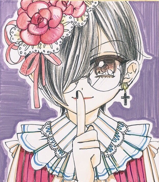 アナログ色紙でイラスト作成します 直筆のアナログイラストを制作します！ イメージ3