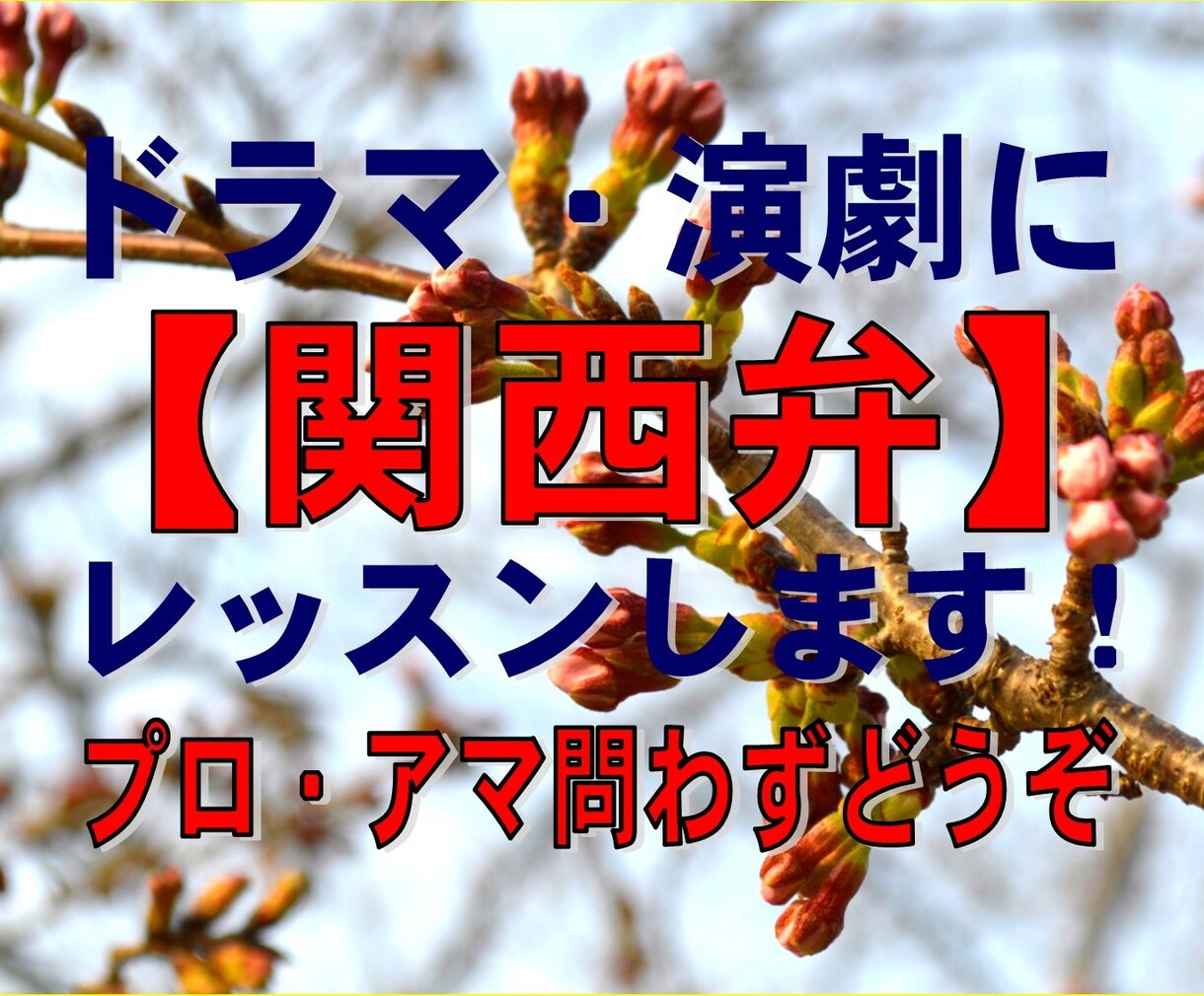 関西弁！ドラマや演劇で必要な方にレッスンします テレビでも関西弁の変なイントネーションが気になることが・・・ イメージ1