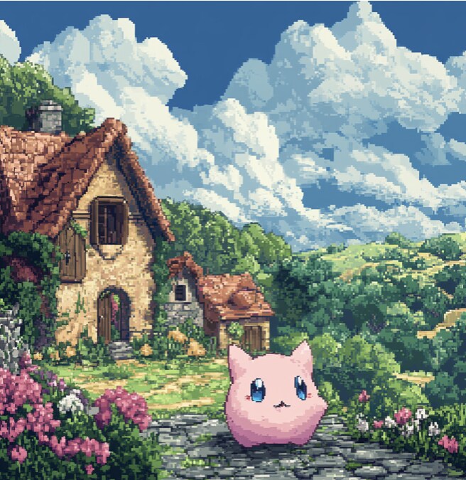 ジブリ風×キャラAI画像でSNSをバズらせます ジブリ風× ポケモン風AI画像でSNSをバズらせる方法！ イメージ4