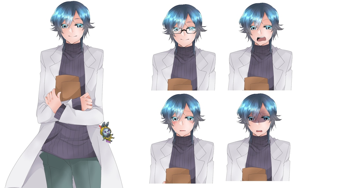 ゲーム/TRPGなどに使える立ち絵描きます 自作ゲームやTRPGなどにお使い頂ける立ち絵の制作代行 イメージ2
