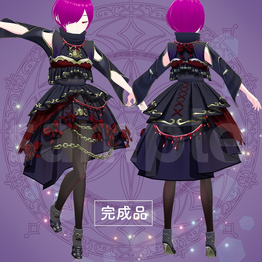 VRoid｜オリジナル衣装を制作します あなたのためだけのオーダーメイド衣装で着飾りませんか？ イメージ10
