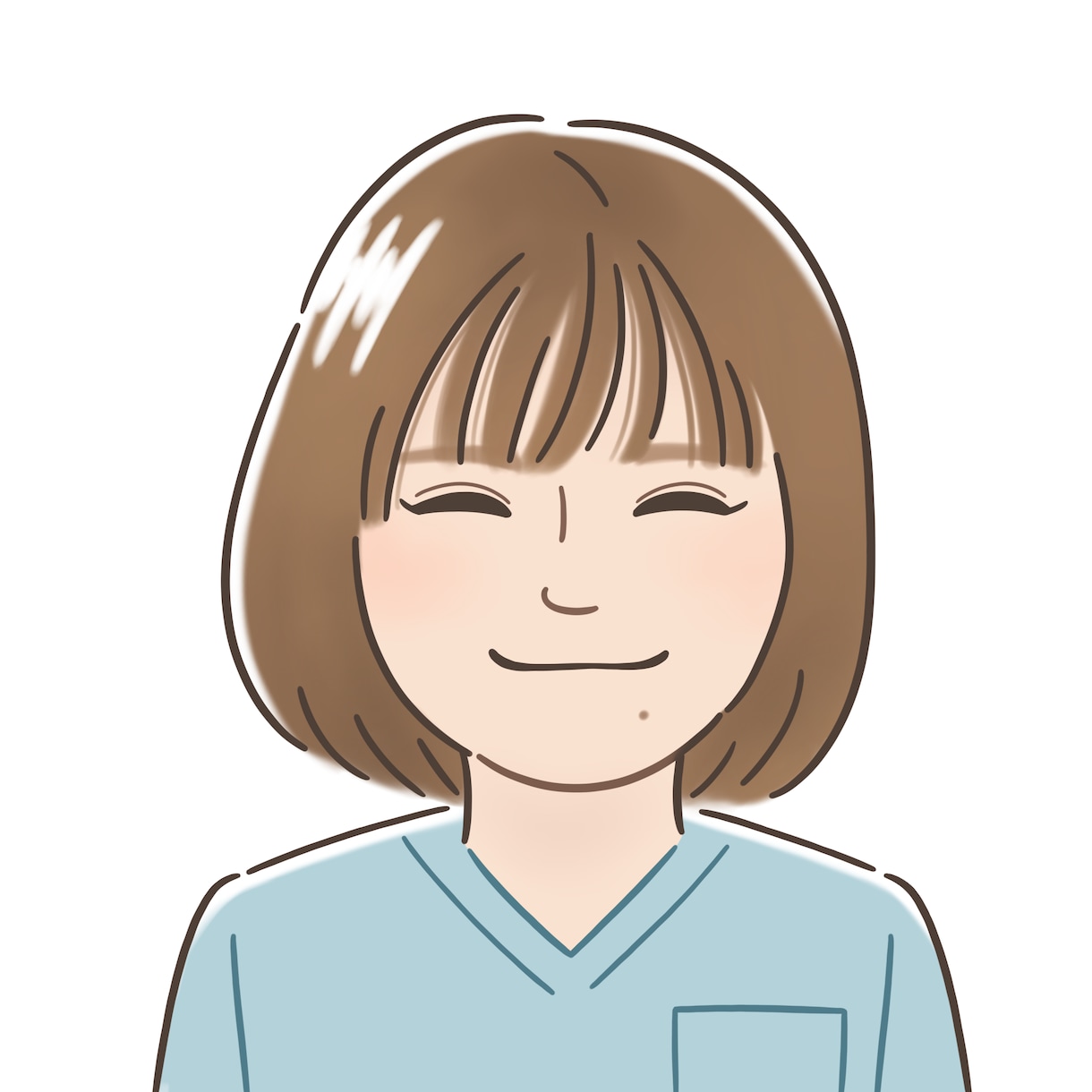 リアル過ぎないゆるくて可愛い似顔絵描きます 顔の見えないSNS上で優しくあなたの雰囲気が伝わります！ イメージ6