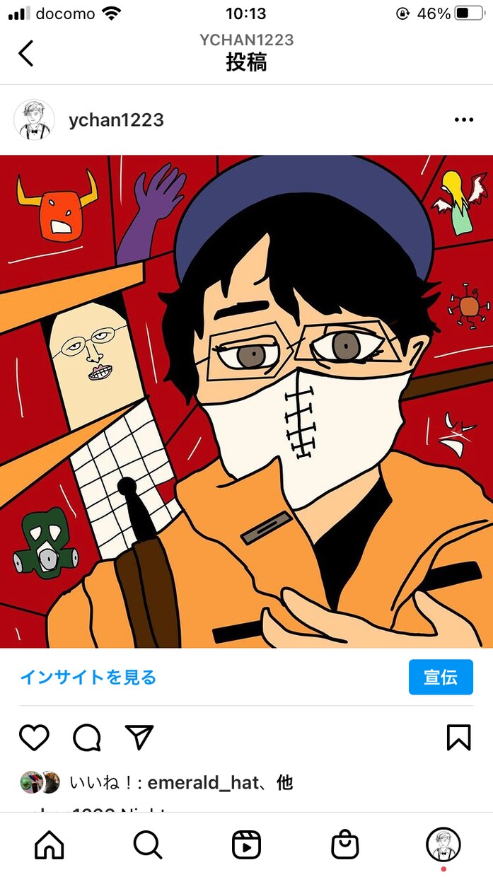 自画像、アーティストや色んな人の似顔絵を描きます 自画像や相手の絵をポップに描きますよ。 イメージ4
