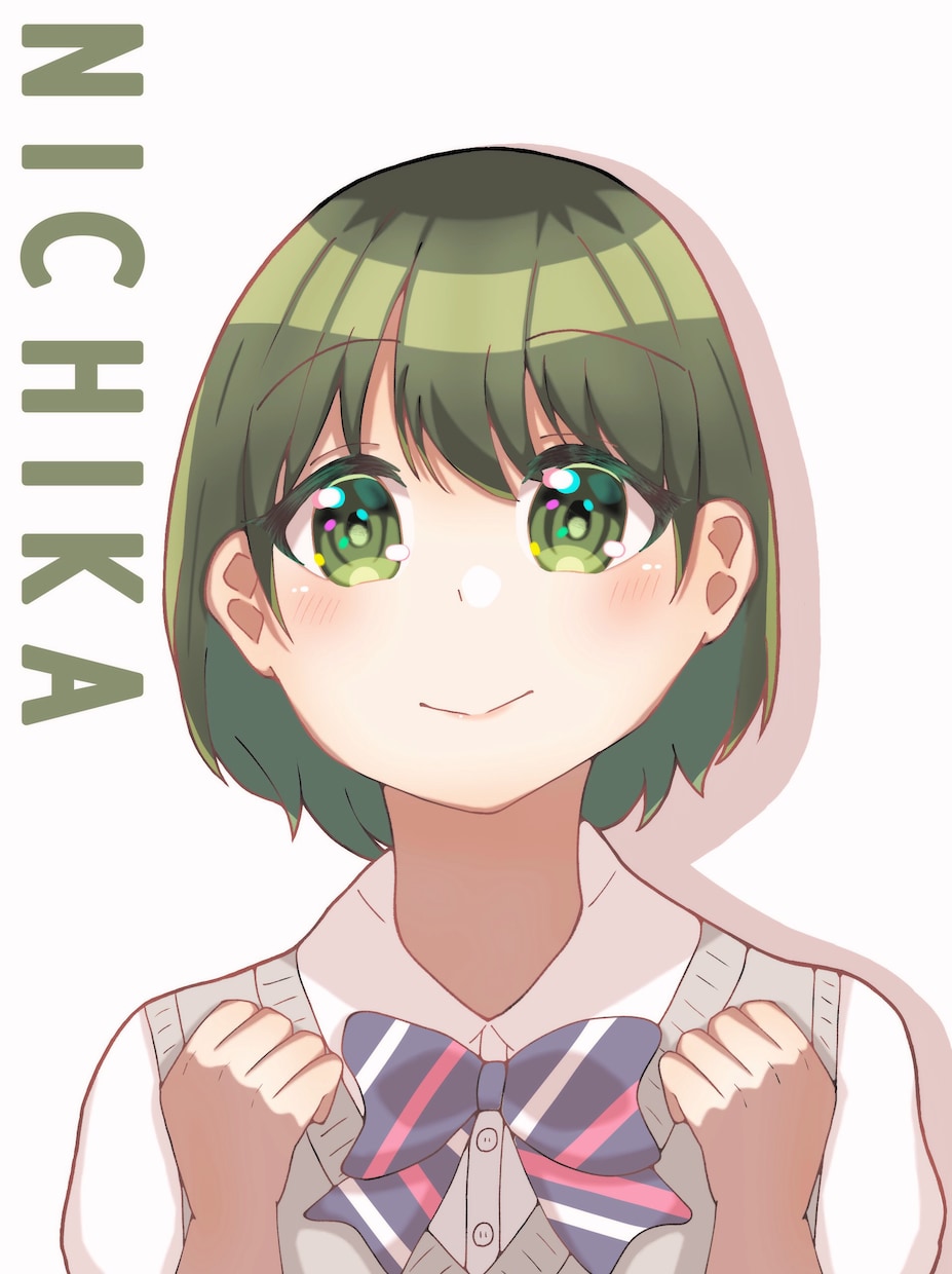 アイコン、バストアップ、歌ってみたイラスト描きます 【最短即日納品！】かわいい女の子描きます！ イメージ8