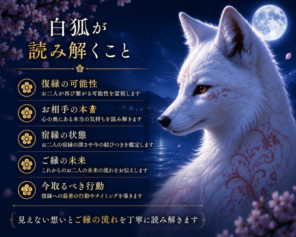 復縁できる？】彼の本音と復縁の可能性を霊視します 白狐が導く彼の本音と復縁の可能性 イメージ4