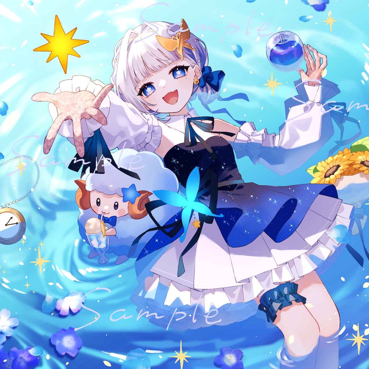 立ち絵や一枚絵、表紙や挿絵など丁寧に描きます 可愛いからかっこいいまで幅広く！ご要望お聞かせください！ イメージ1