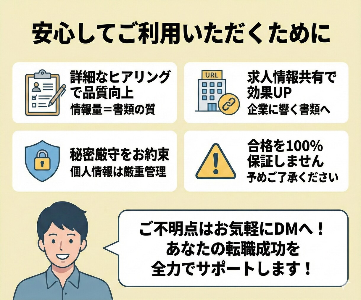 履歴書・職務経歴書の作成を代行します あなたの魅力を引き出す履歴書・職務経歴書を作成します イメージ5